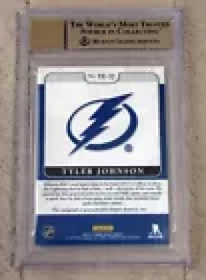 2013-14 Select Tyler Johnson RC Rookie Youth Explosion Autograph BGS 9.5 Auto 10 back